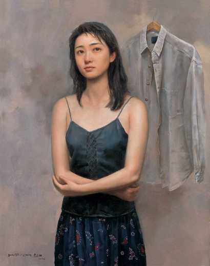 袁正阳 2006年作 灰色衬衣
